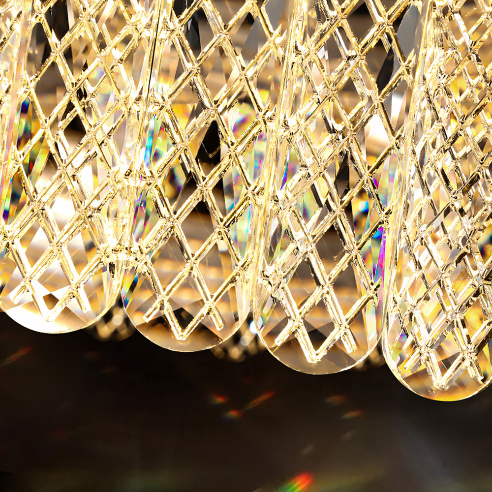 Люстра LED APP1750-CP Gold