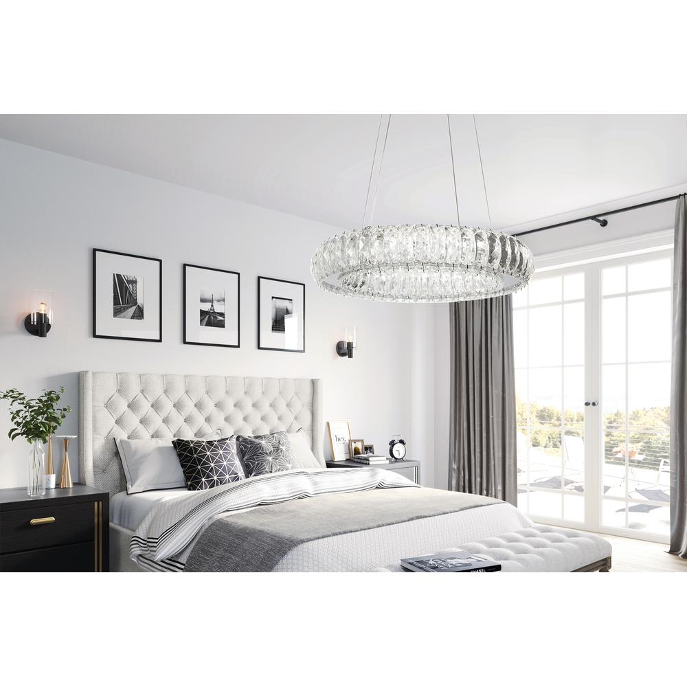 Crystal LED-Deckenleuchte APP1040-CP + Fernbedienung