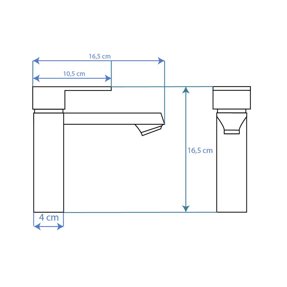 Waschbeckenarmatur Rea Mayson  Gold low
