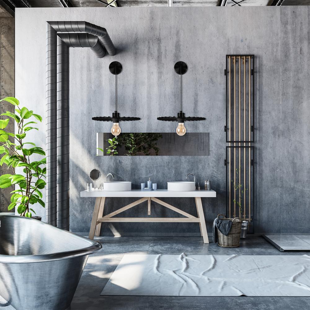 Wandlampe APP1355-1W BLACK 30 cm