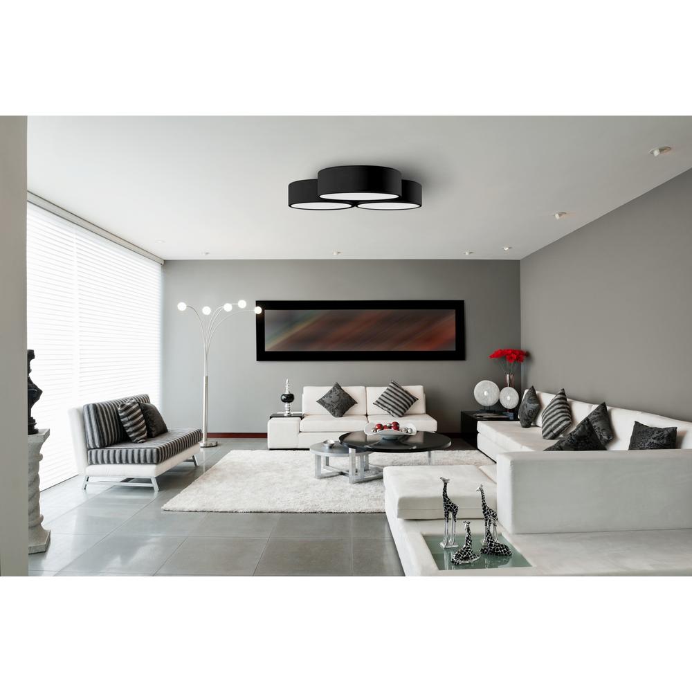 Lampe APP878-C Triple Black 3x40cm