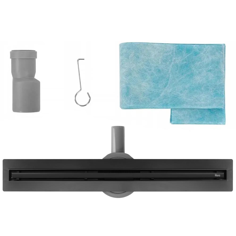 Lineaire afvoer Rea Neox Slim Pro Black 60