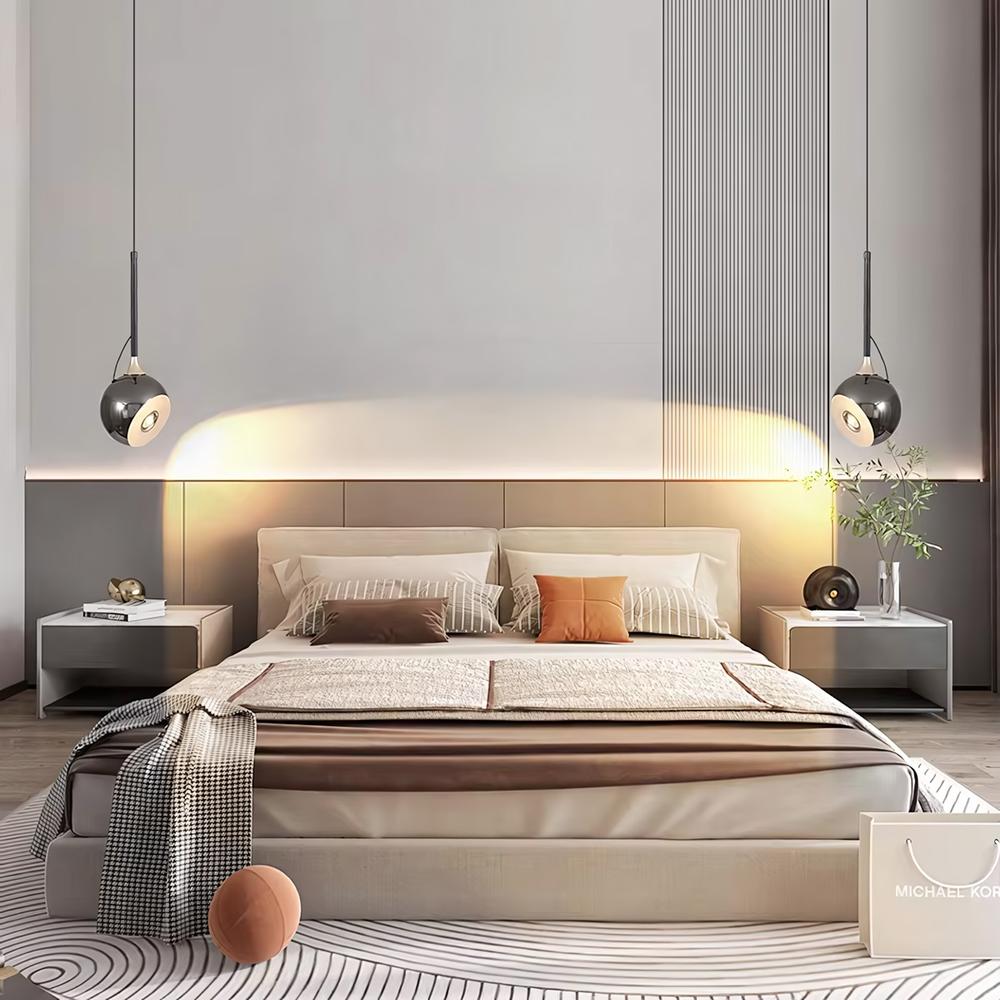 Hängelampe LED G087-1CP BLACK CHROME