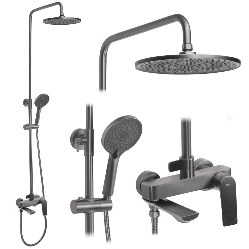 Zuhanyszett REA AVALON  Titanium