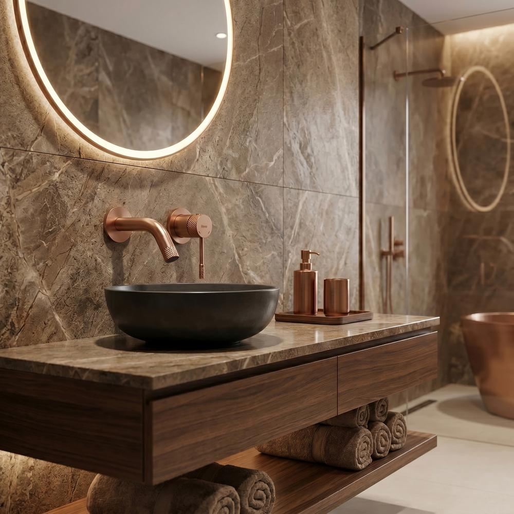Смесител за вграждане REA Venti Brush Copper
