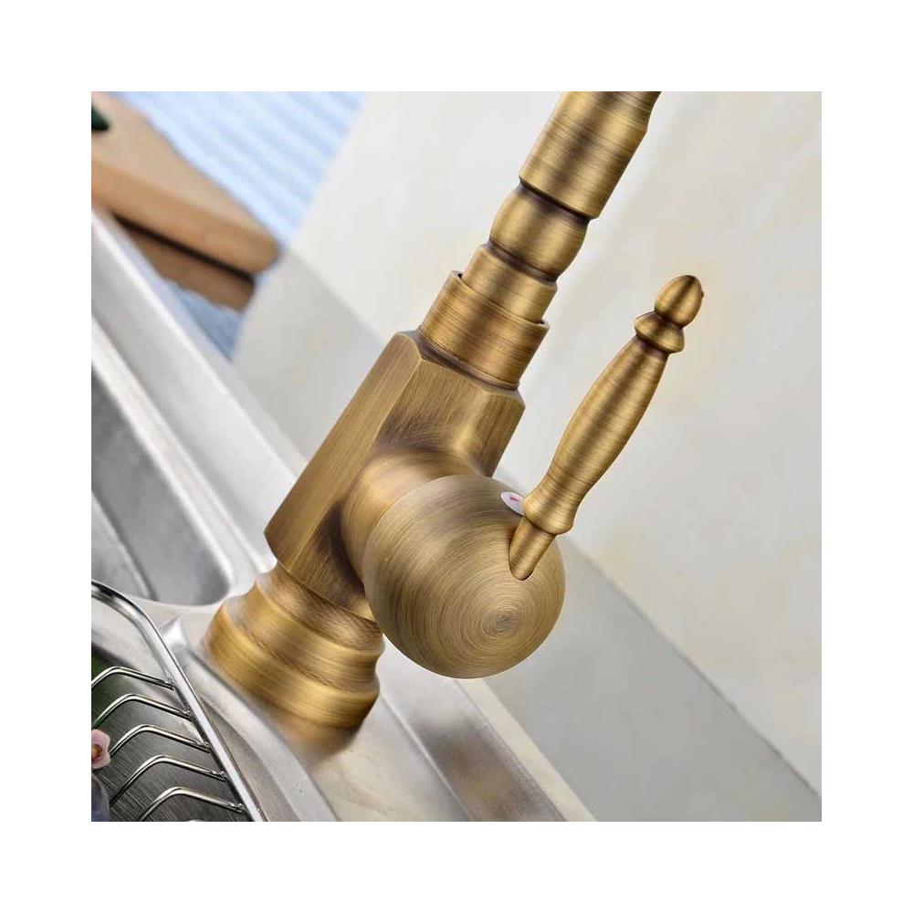 Visoka baterija za umivaonik Bona Staro zlato