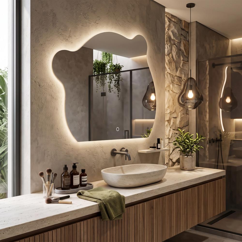 Lustro ścienne LED YH-BL-3 70x85cm