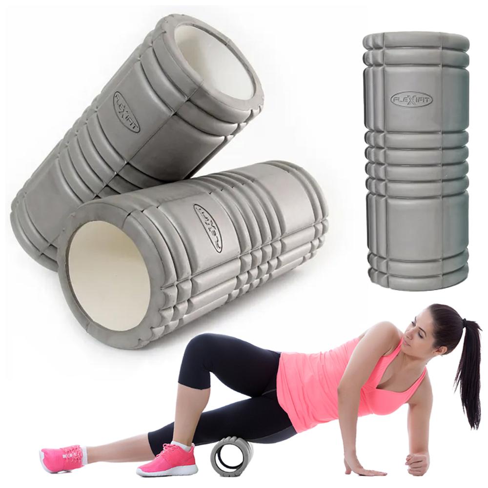 Wałek do masażu Plain Roller Flexifit Szary