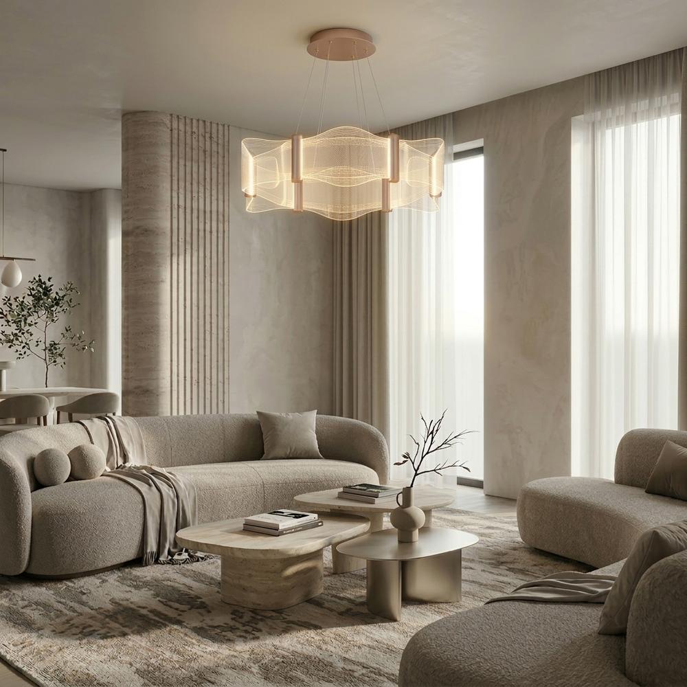 LAMPA SUFITOWA WISZĄCA G151-CP ZŁOTA