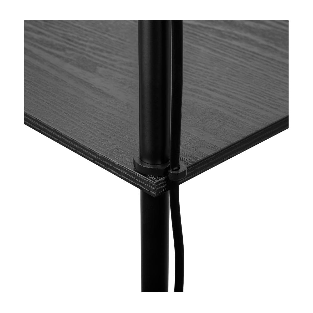 Lampa Stojąca Podłogowa JNH050-1F White z półkami