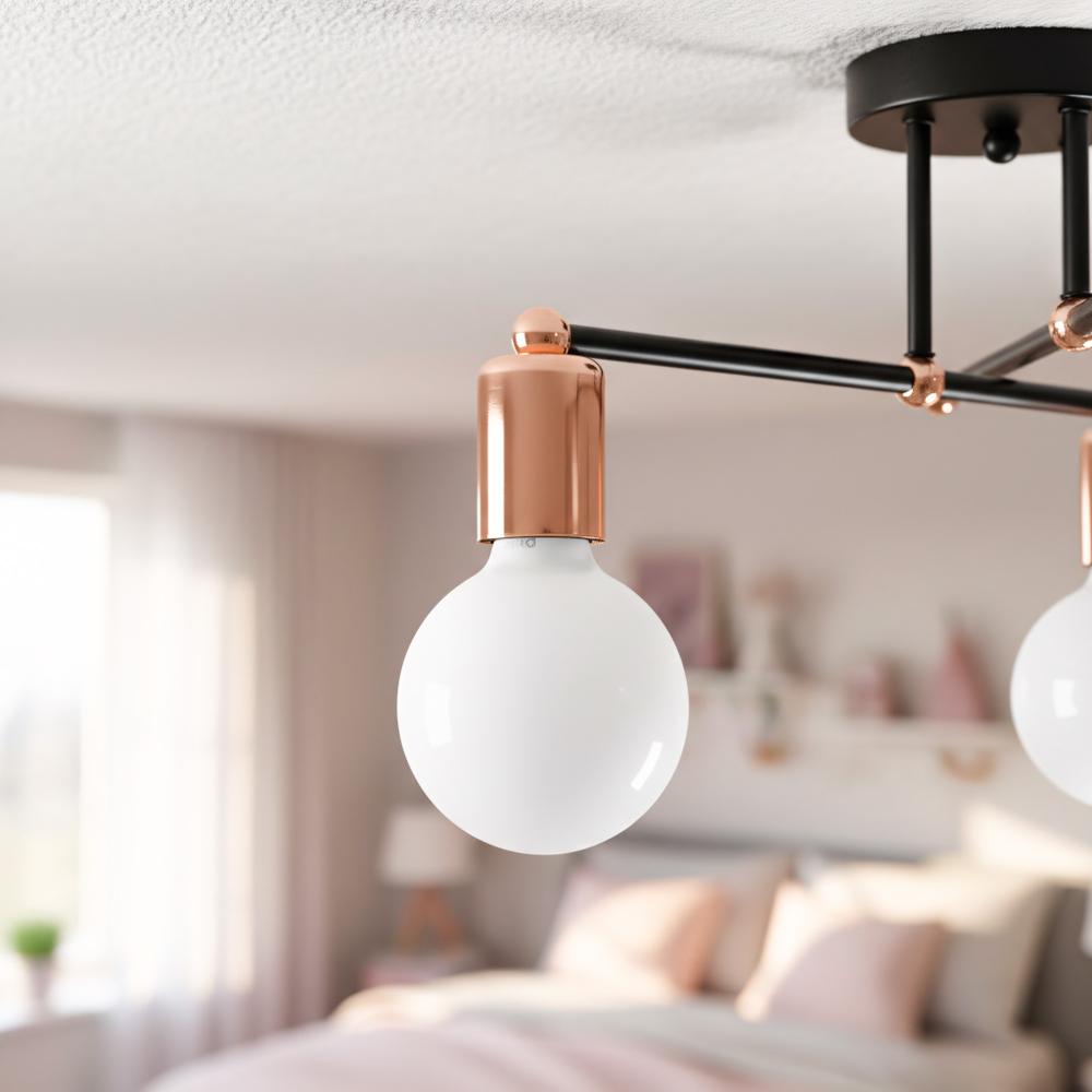 Плафон c 4 рамене Rose Gold 392200