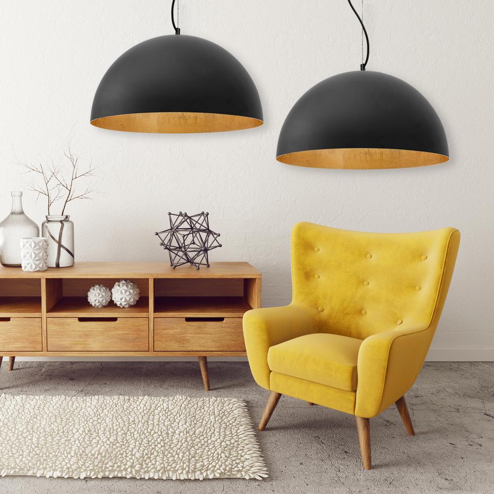 Hängelampe Metall black 50 cm