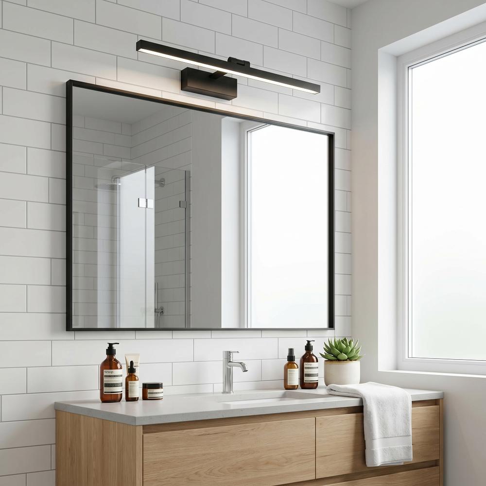 Kúpeľňové nástenné LED svietidlo APP1867-1W 60 cm Black