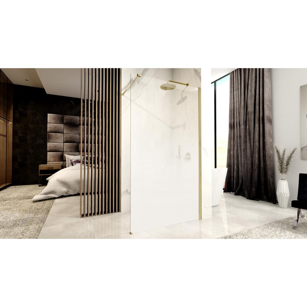 Rea Aero Ombre Gold Brush/White 110 dušas siena