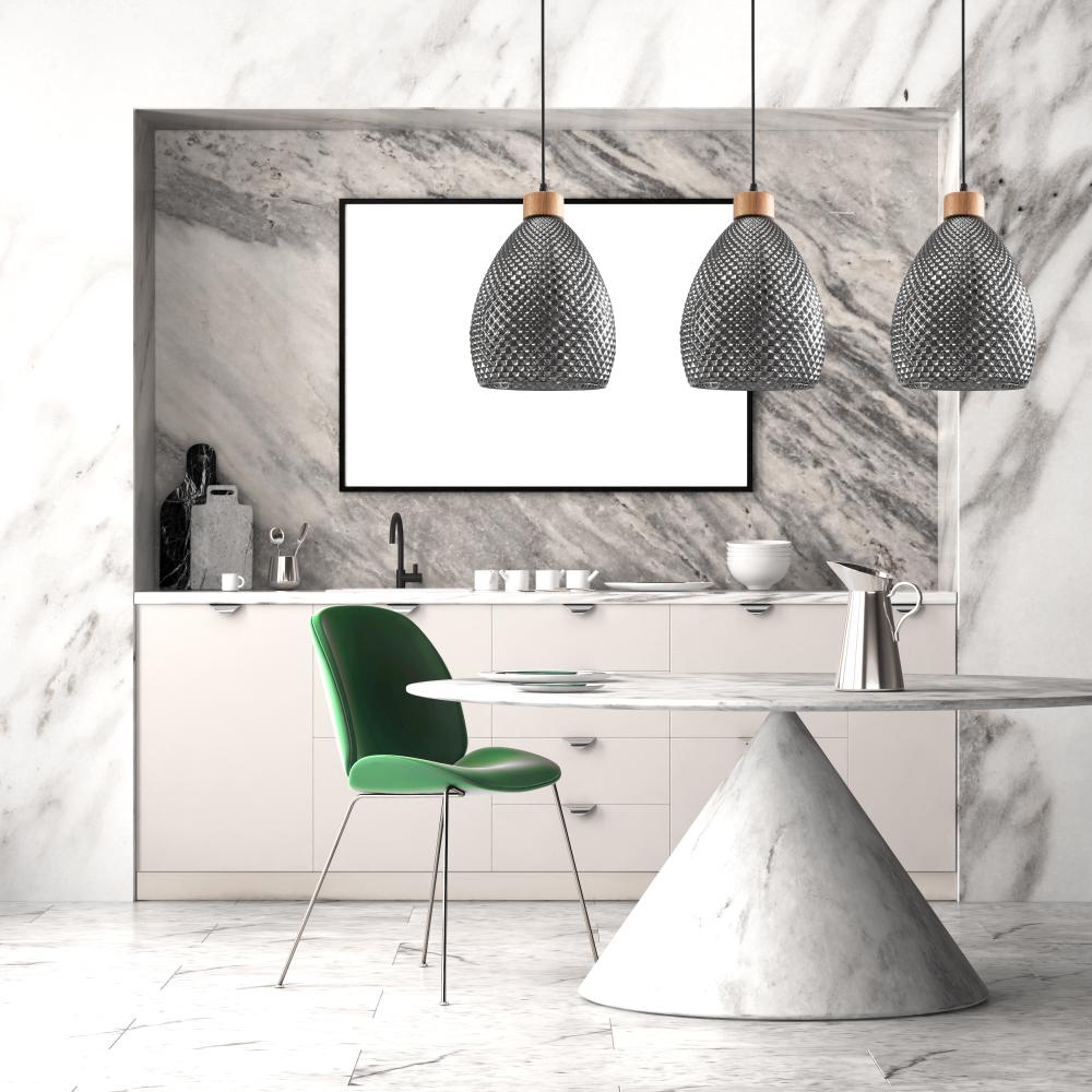 Hängelampe Glas Retro Black APP897-1CP