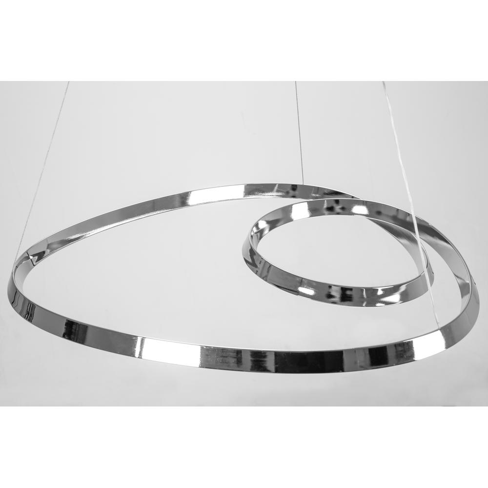 Deckenlampe Ring Led + Fernbedienung APP7798-cp Chrome