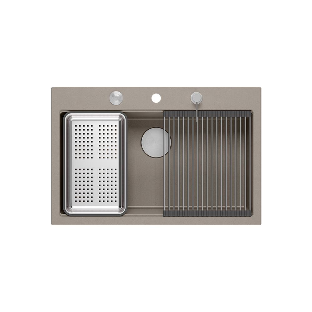 Granitspülbecken MARC 110 WORKSTATION Beige