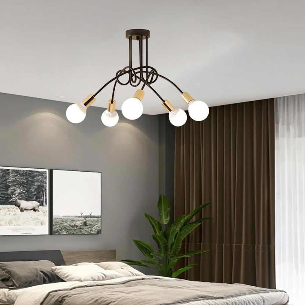 Lampe Paradise 5 Black Gold APP518-5C