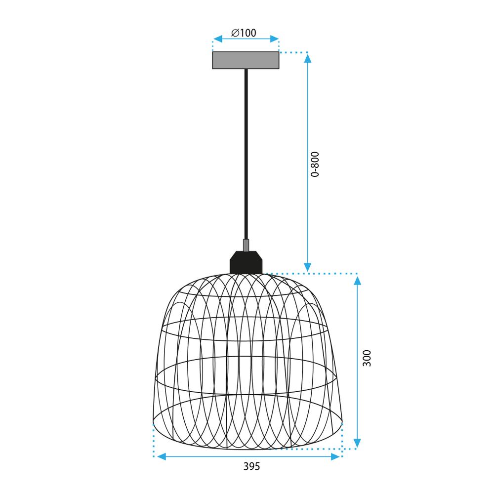 Deckenlampe NATURAL APP1352-1CP 40 cm