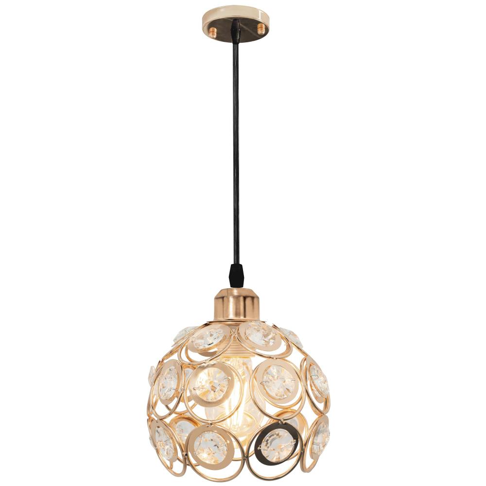 Hängelampe Kristall Loft gold APP208