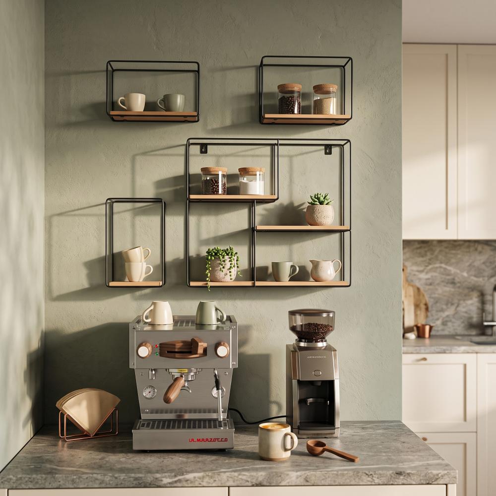 Zestaw 4 półek ściennych LOFT Metalowe Industrial CFZL-TSF011
