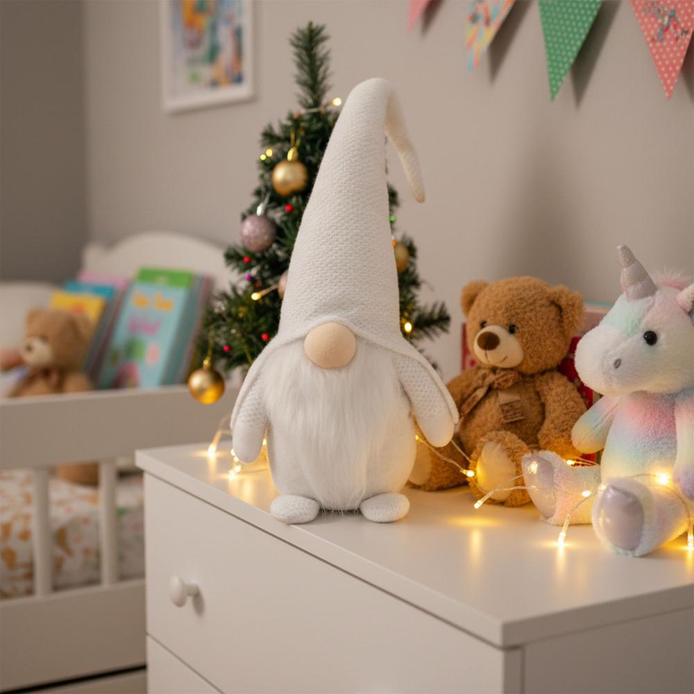 Skrzat świąteczny YX068 50cm White