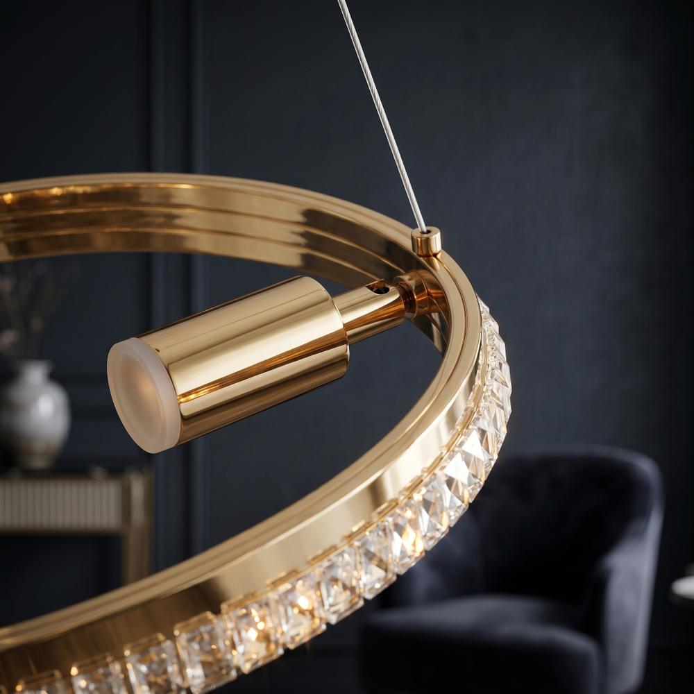 ПІДВІСНИЙ СТЕЛЬОВИЙ СВІТИЛЬНИК LED G158-CP GOLD
