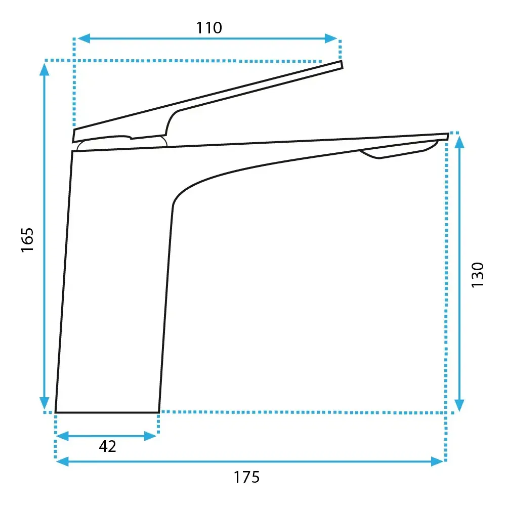 Kupaonska miješalica Rea AVALON gold Low