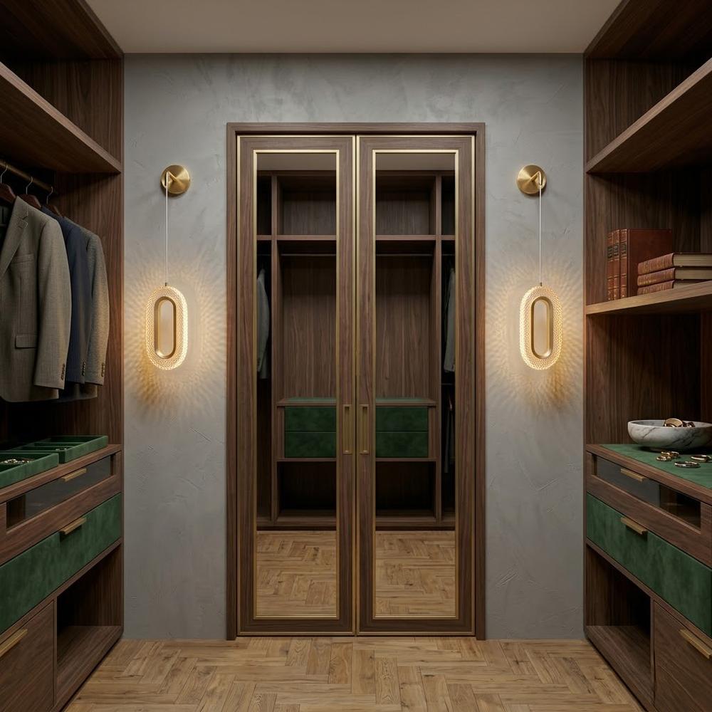 KINKIET ŚCIENNY LED G172-W ZŁOTY