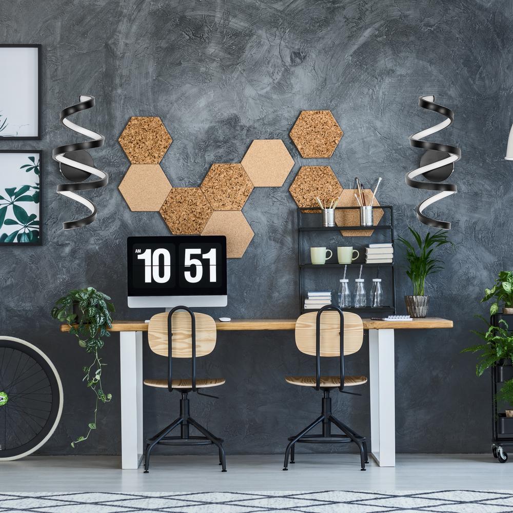 Deckenlampe LED SPRING APP826-W BLACK MATT