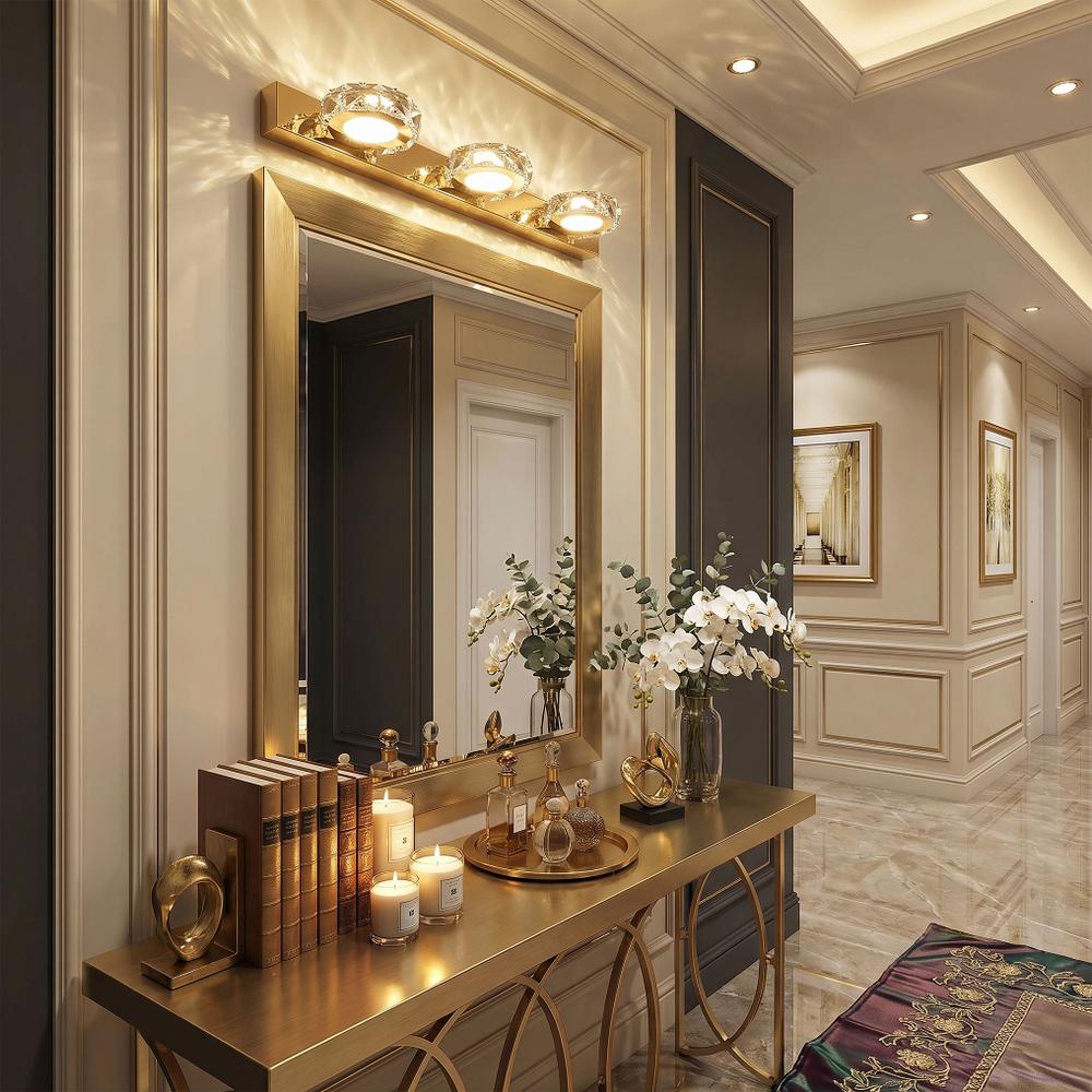 Sieninė lempa LED APP1939-3W GOLD