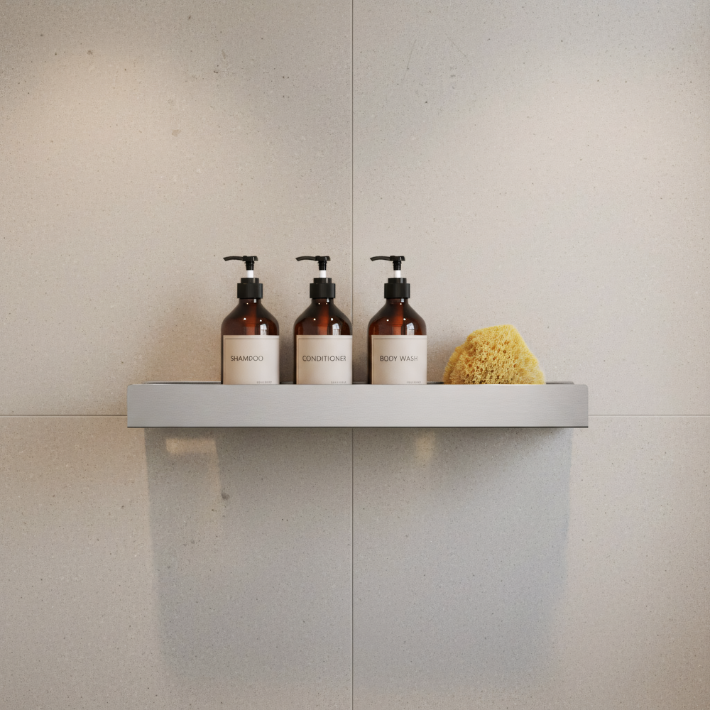 Fürdőszobai polc SF04 60cm steel brush