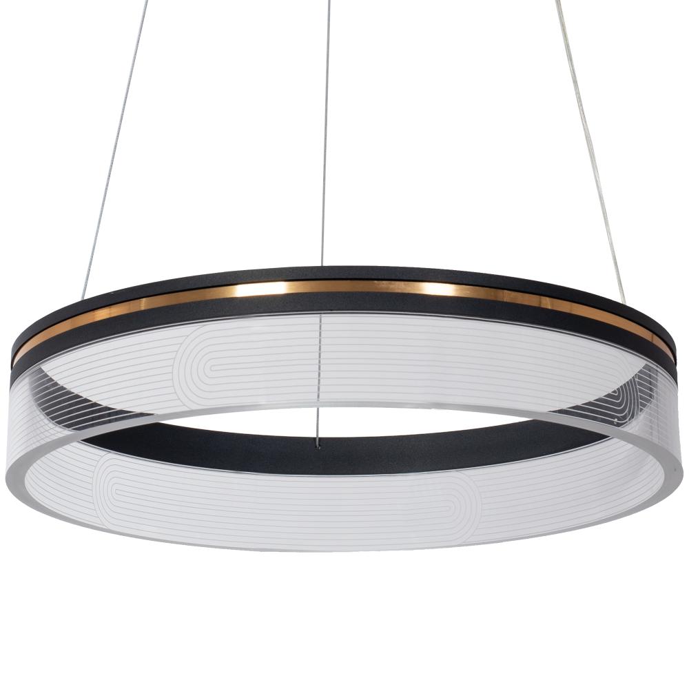 Hängelampe APP1191-CP 40cm Black