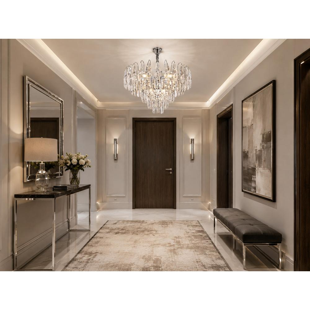 Кристална висяща лампа SWE079-CP 50cm Chrom
