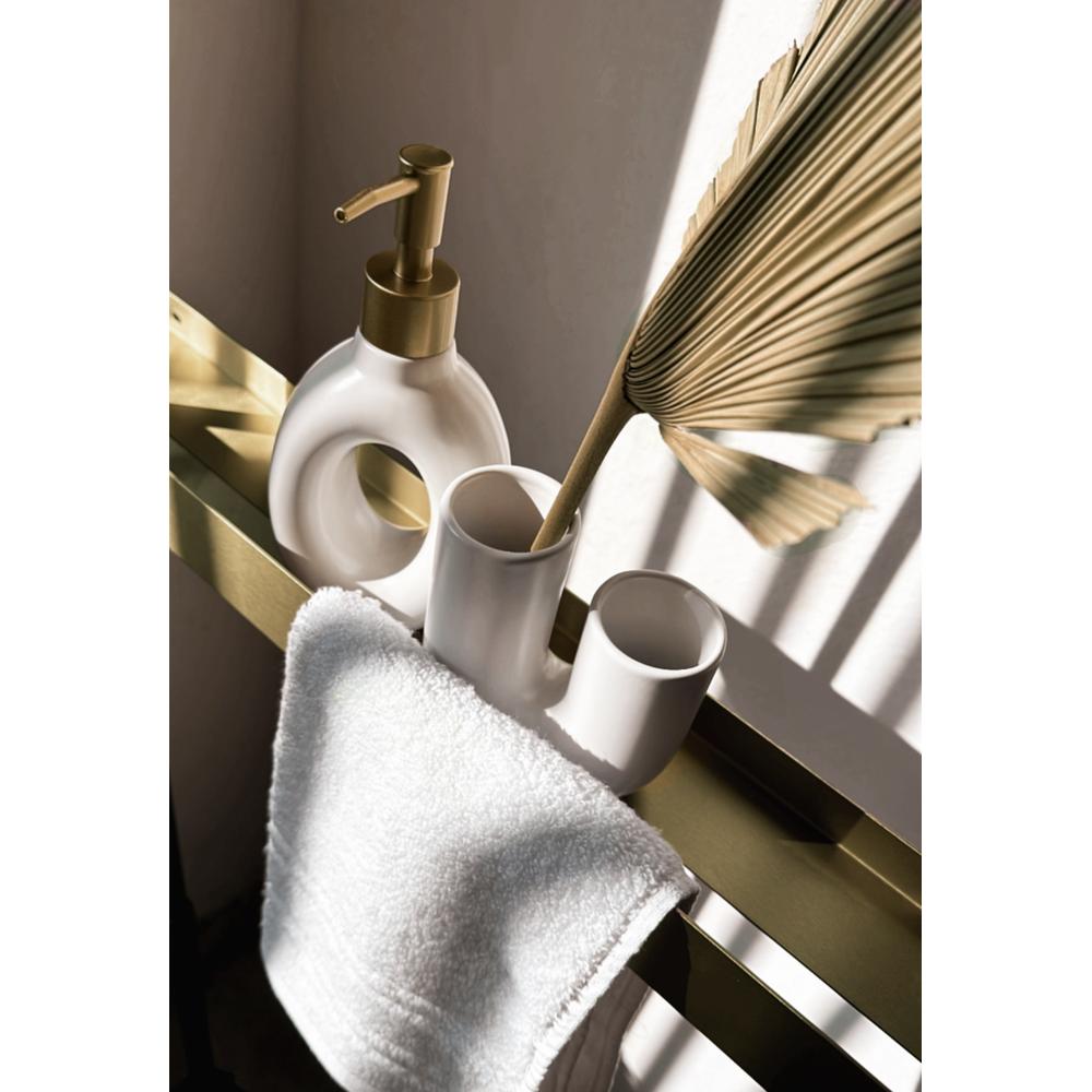 Полиця для ванної SF02 60cm gold brush