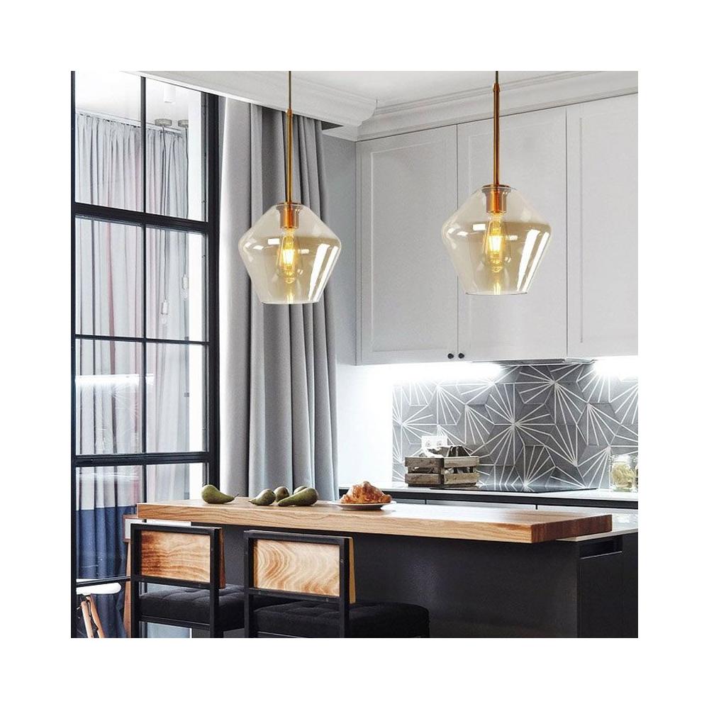 Deckenlampe Glas APP439-1CP Amber