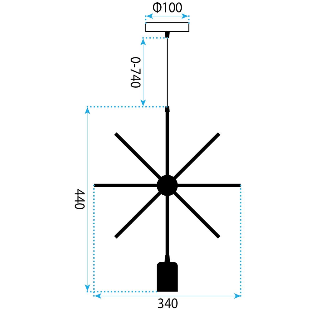 Lampa Geometric LE-02 Star