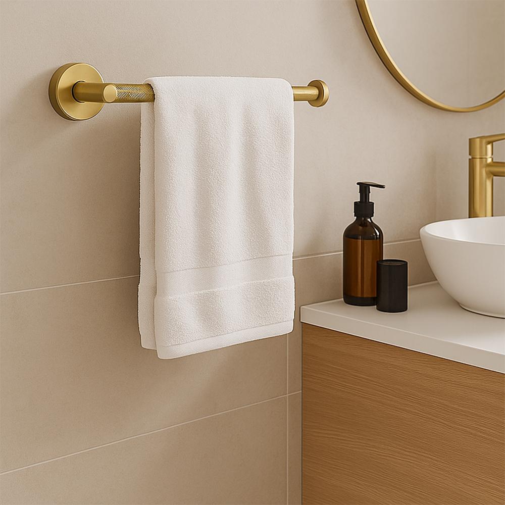 Bathroom hanger 6610a Modern Brush Gold