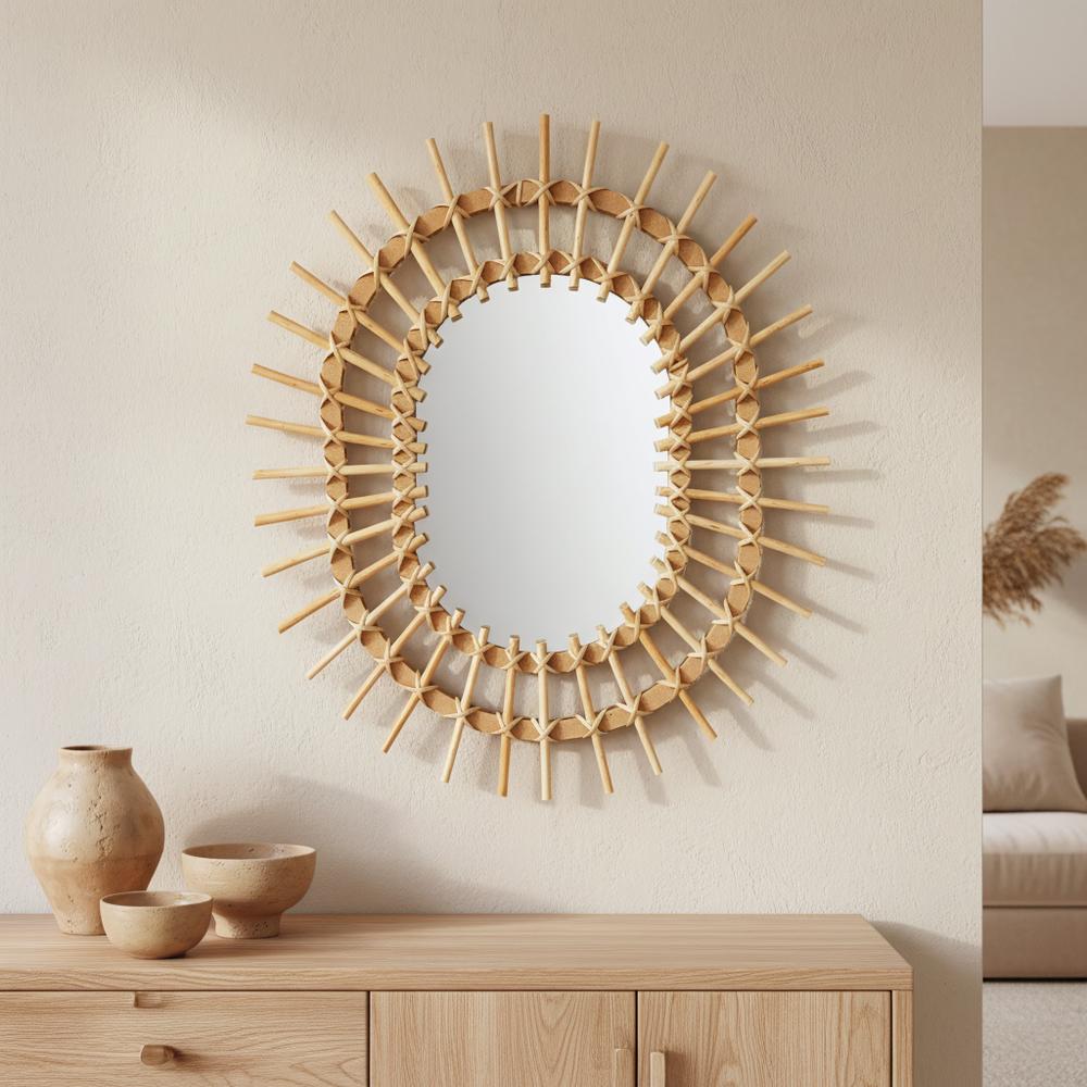 BOHO SIENAS SPOGULIS 57CM QDJ5749