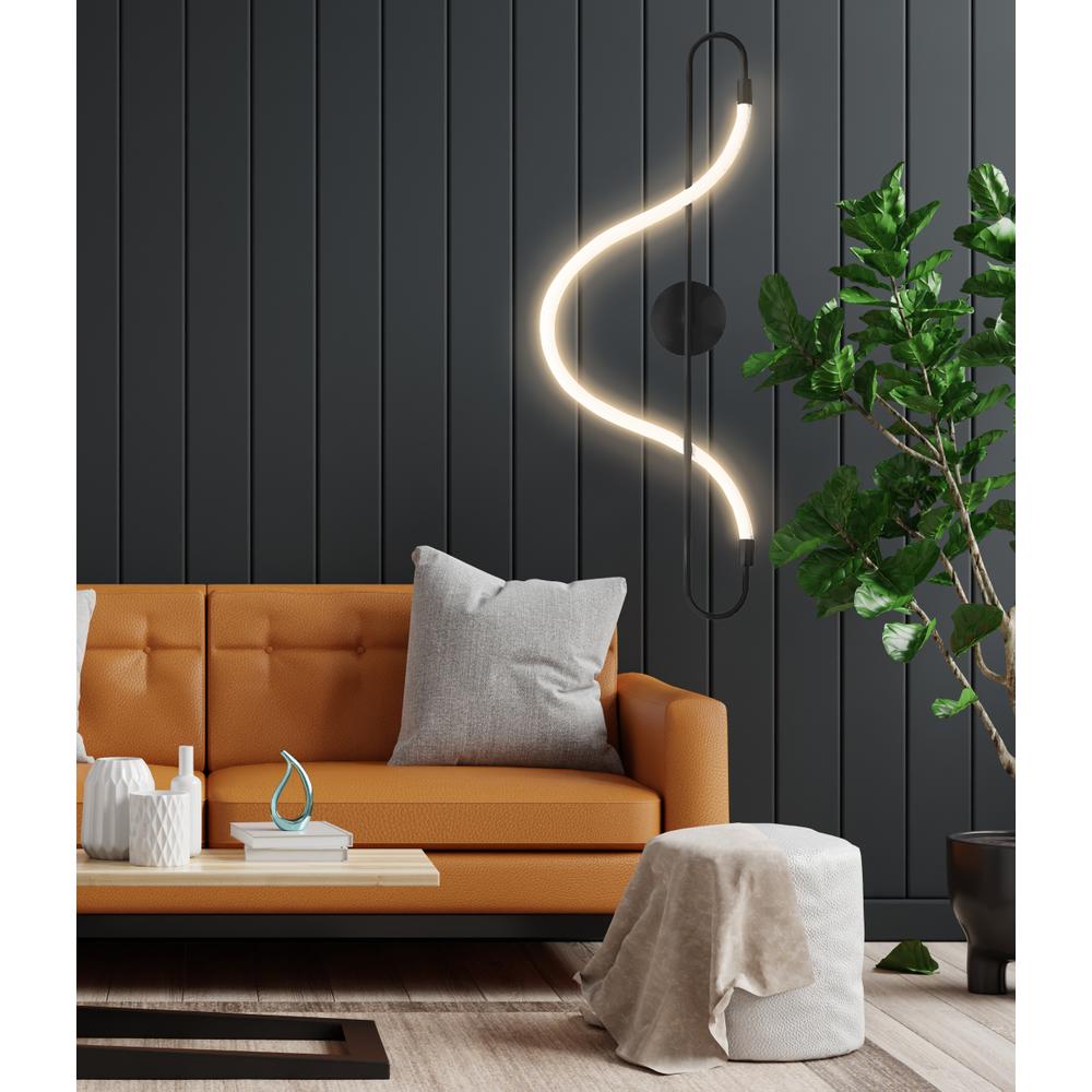 Lampe LED APP857-W LONG BLACK