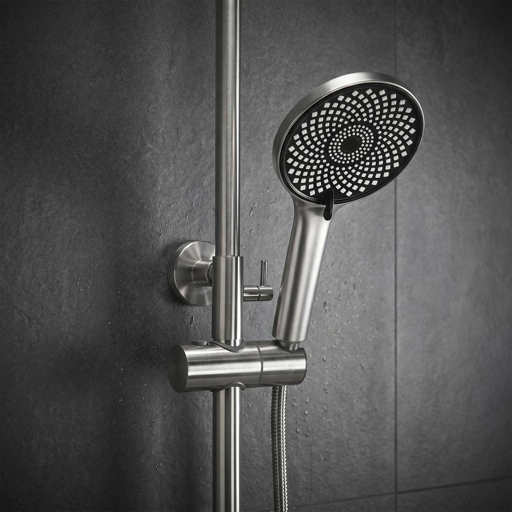 Conjunto de ducha Rea Hunter Brush Nickel