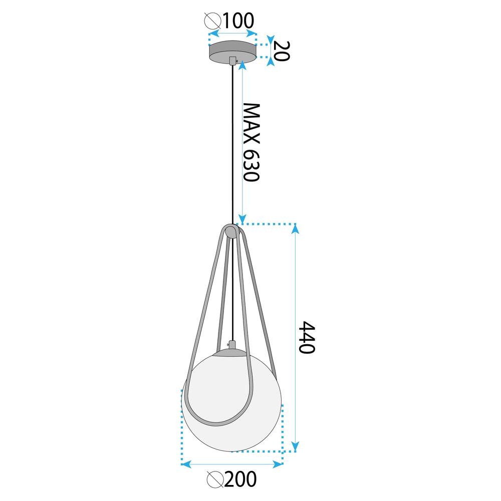 Deckenleuchte APP1793-1CP 20cm Gold