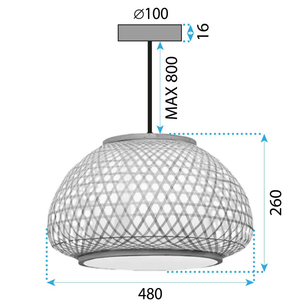 Deckenlampe BOHO APP1649-1CP