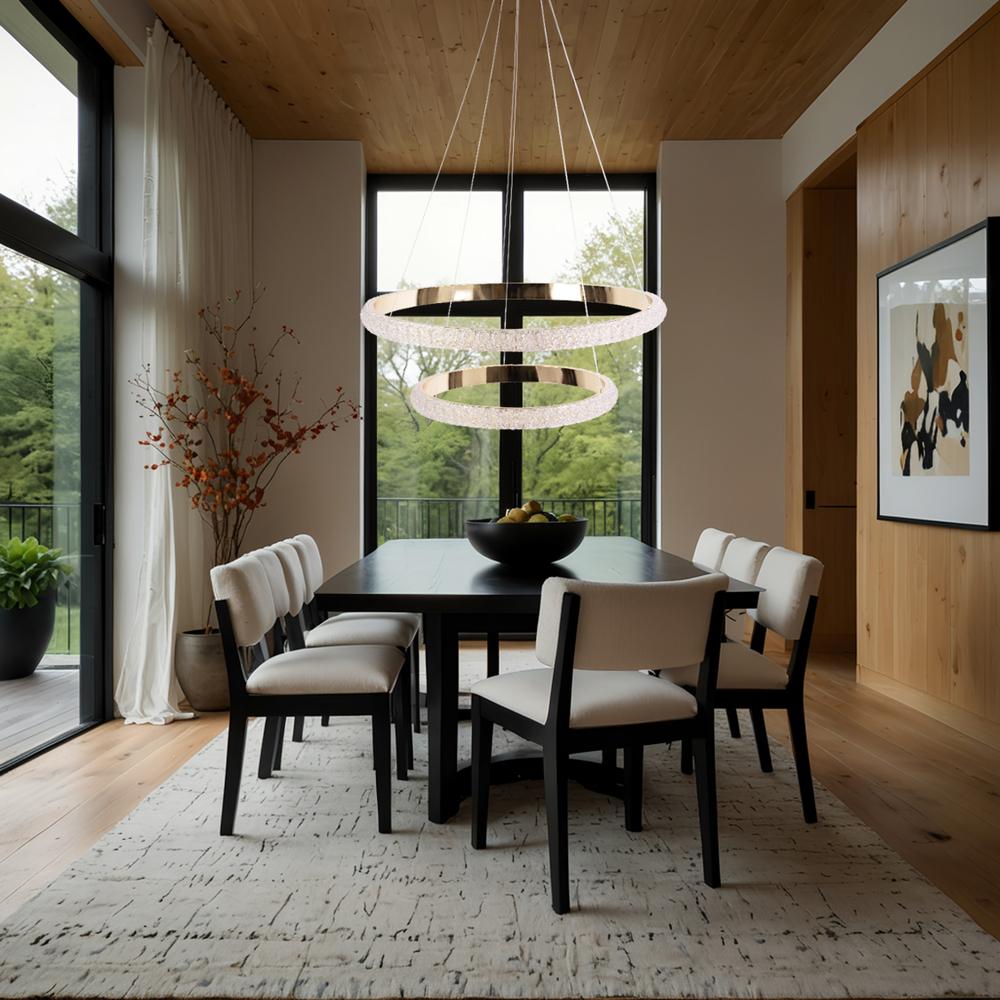 Люстра LED G045-2CP GOLD