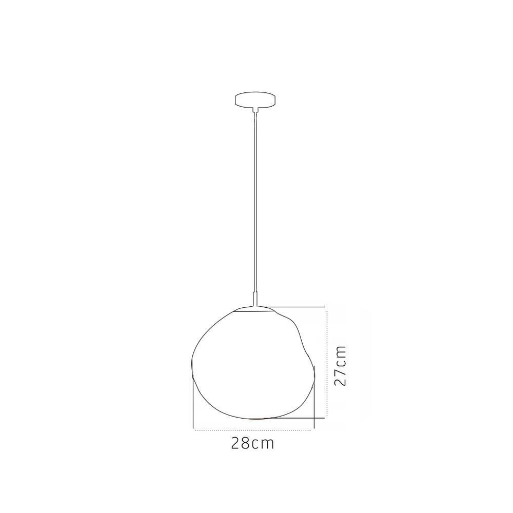 Hängelampe Gold APP331-1CP