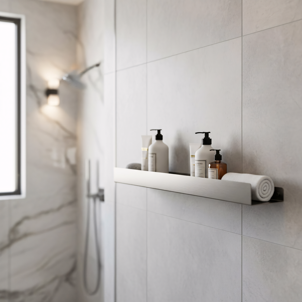 Fürdőszobai polc SF04 60cm steel brush