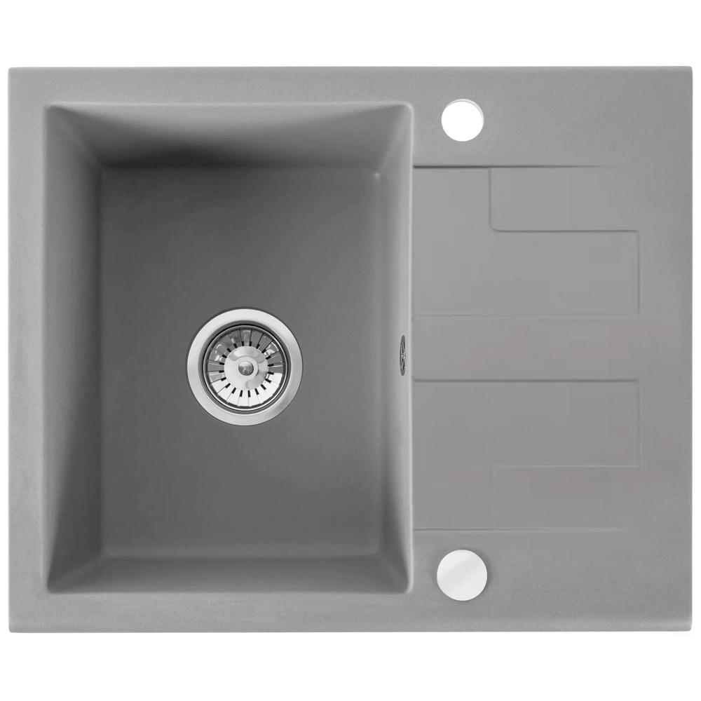 Kuchynský drez REA NORTH - šedá žula