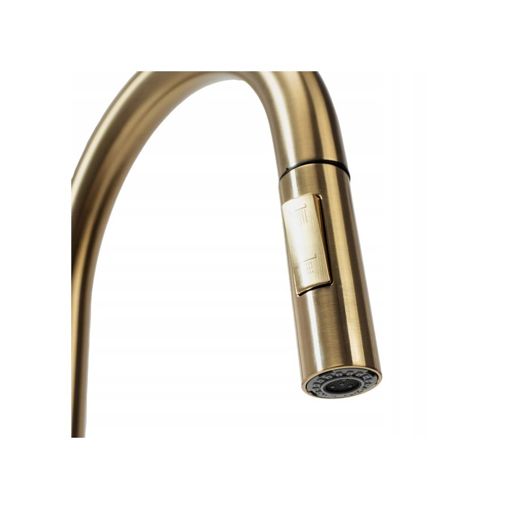 Kuhinjska slavina Rea Fresh Touch Brush Gold