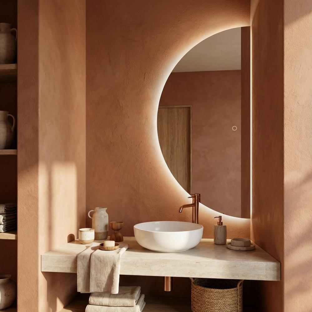 Lustro ścienne LED 120x60cm MOON