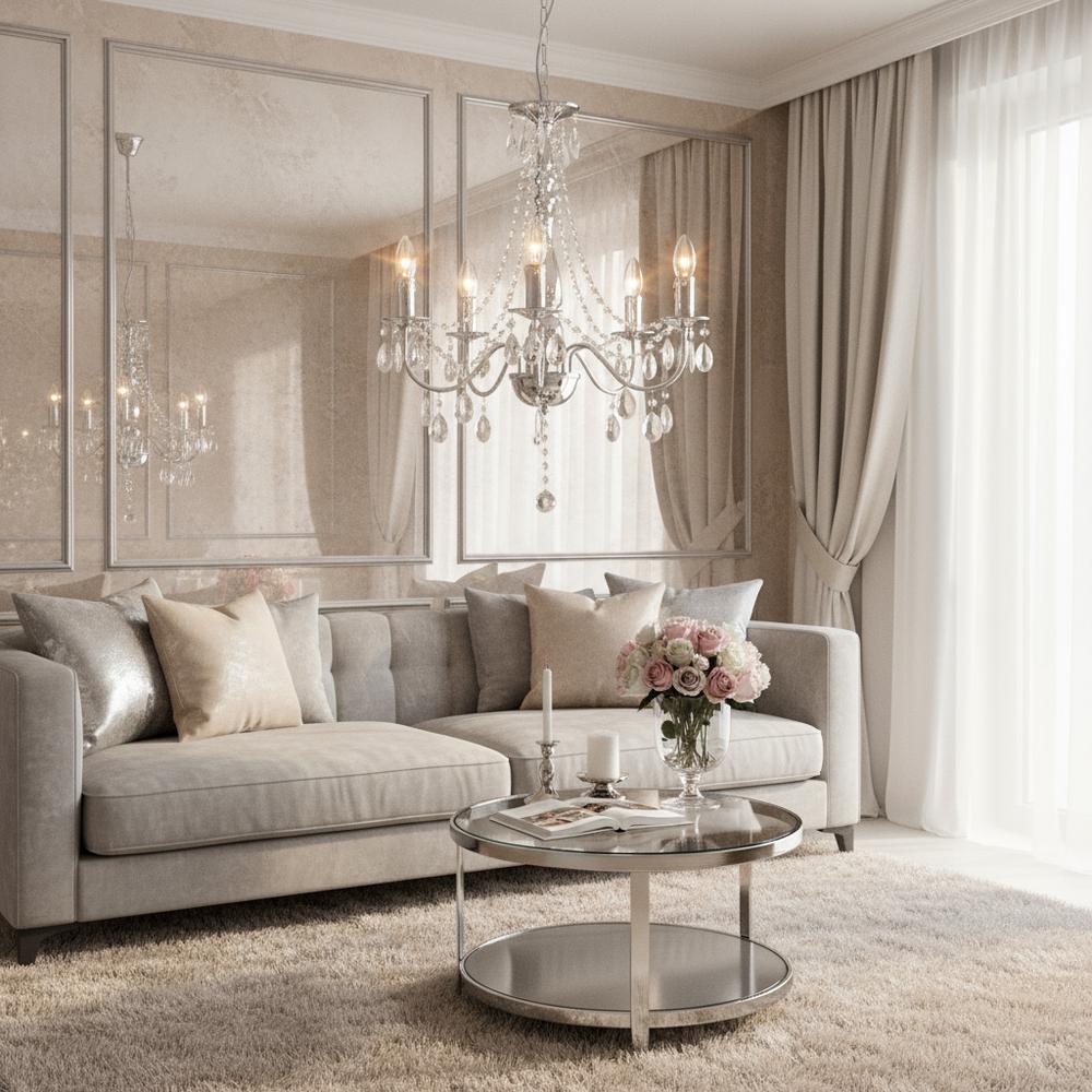 Deckenleuchte EBT014-5CP CHROME